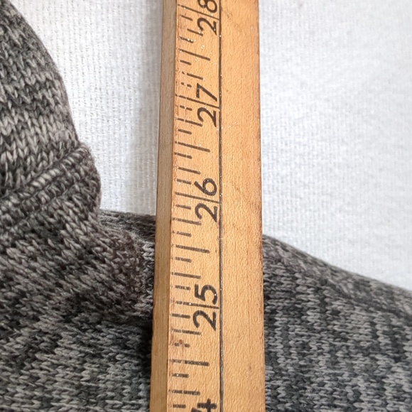 Eddie Bauer Men's 1/4 Zip Sweater Pullover Fleece Lined Heather Gray Size XL - Picture 12 of 14